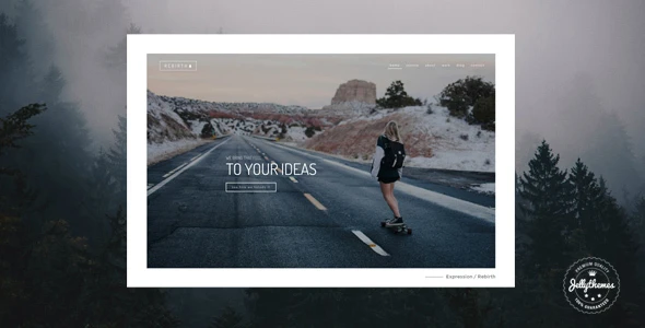 Rebirth – Freelance & Agency Portfolio WordPress Theme