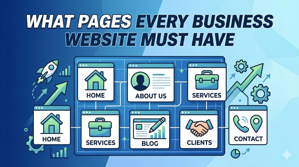 business website essential pages